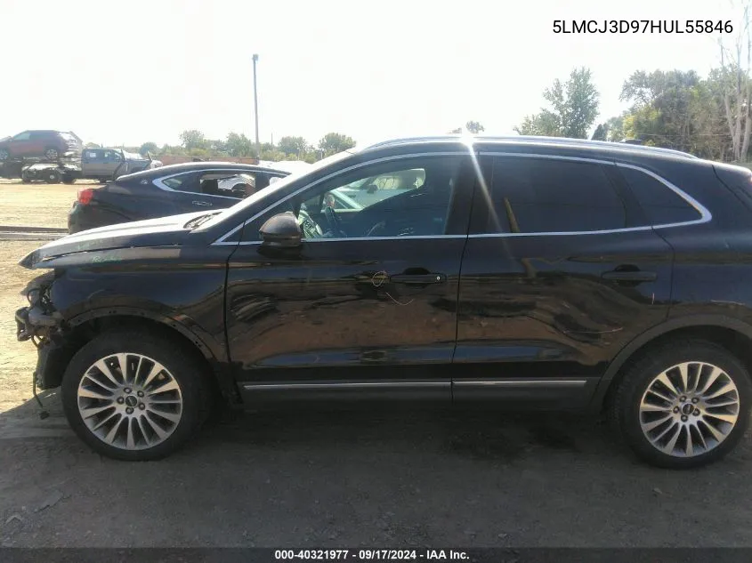 2017 Lincoln Mkc Reserve VIN: 5LMCJ3D97HUL55846 Lot: 40321977