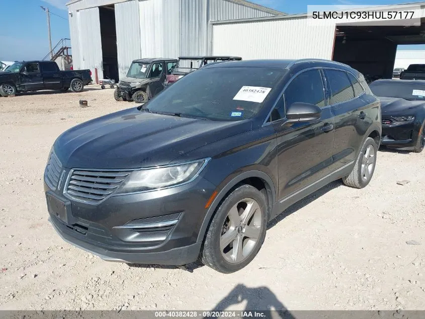 2017 Lincoln Mkc Premiere VIN: 5LMCJ1C93HUL57177 Lot: 40382428