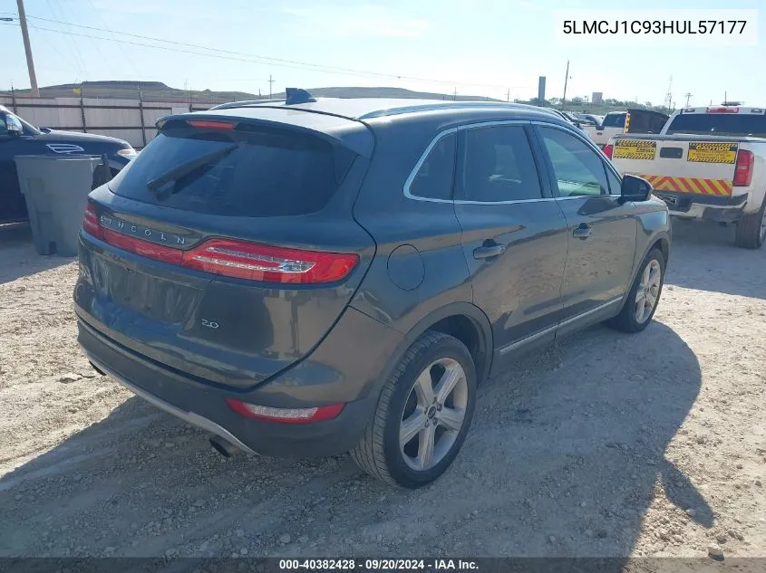 5LMCJ1C93HUL57177 2017 Lincoln Mkc Premiere