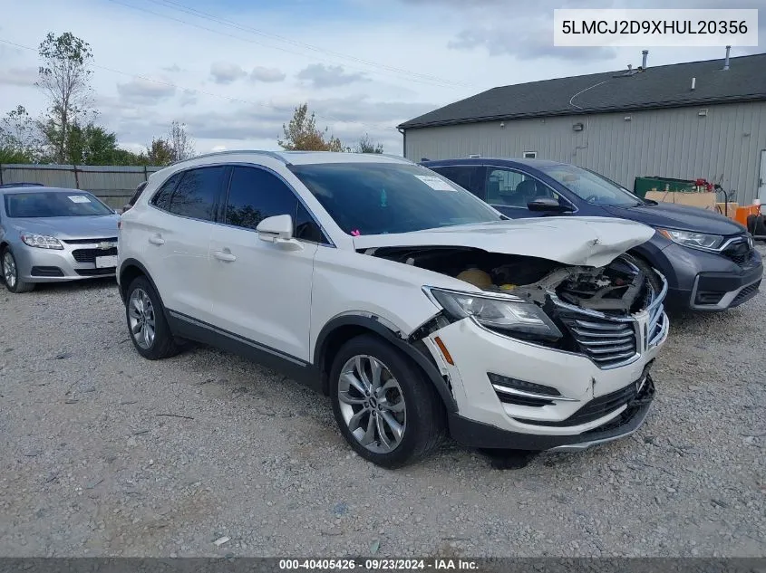 5LMCJ2D9XHUL20356 2017 Lincoln Mkc Select