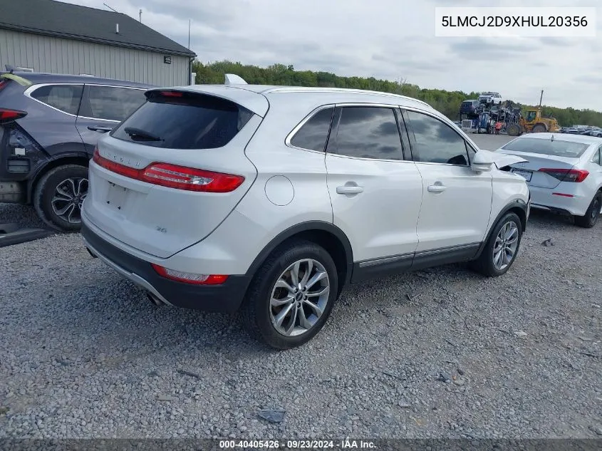 5LMCJ2D9XHUL20356 2017 Lincoln Mkc Select