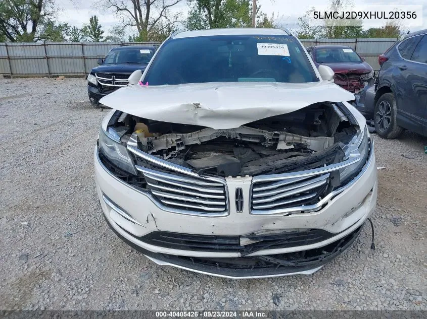 5LMCJ2D9XHUL20356 2017 Lincoln Mkc Select