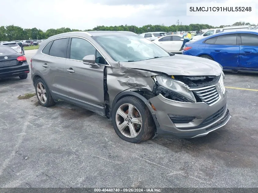 5LMCJ1C91HUL55248 2017 Lincoln Mkc Premier