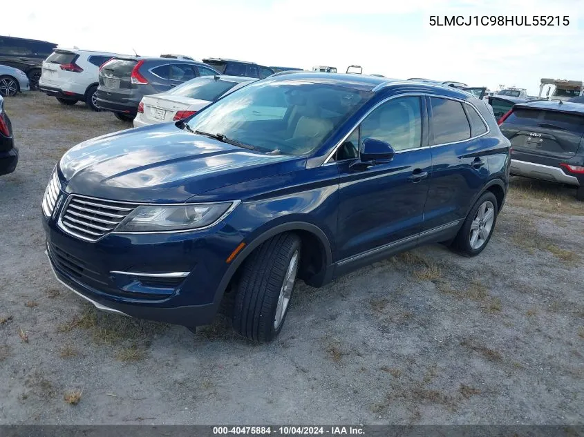 2017 Lincoln Mkc Premiere VIN: 5LMCJ1C98HUL55215 Lot: 40475884