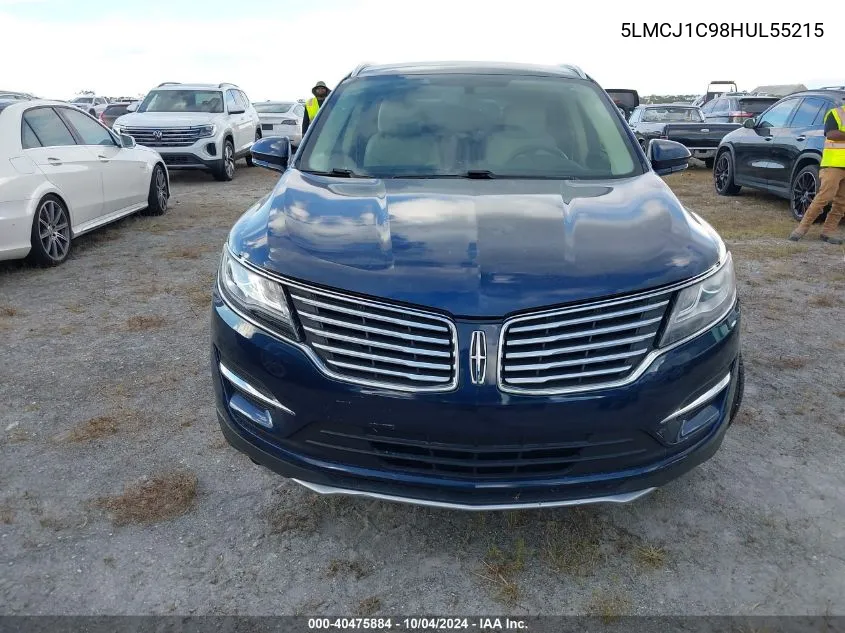 2017 Lincoln Mkc Premiere VIN: 5LMCJ1C98HUL55215 Lot: 40475884