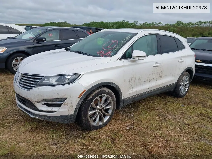 2017 Lincoln Mkc Select VIN: 5LMCJ2C9XHUL20973 Lot: 40534088