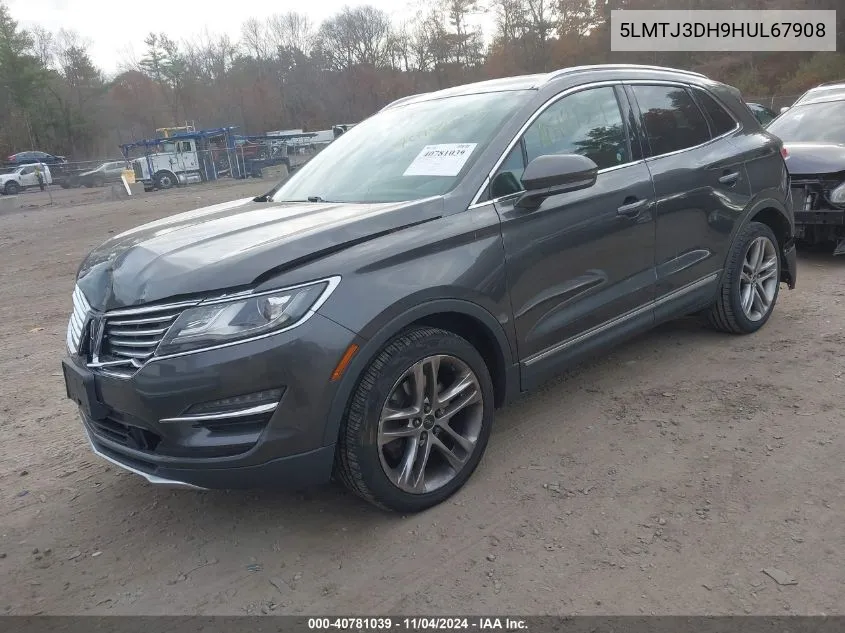 2017 Lincoln Mkc Reserve VIN: 5LMTJ3DH9HUL67908 Lot: 40781039