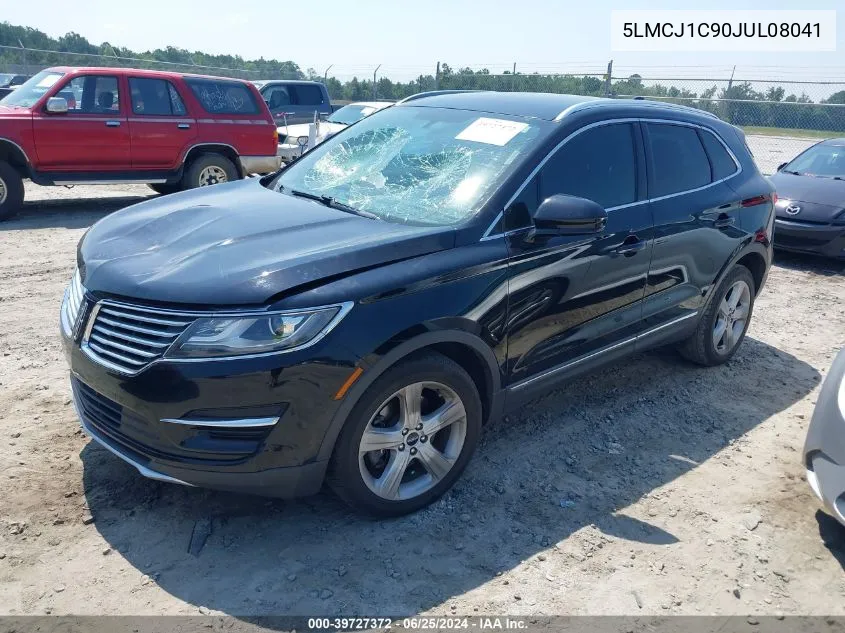 5LMCJ1C90JUL08041 2018 Lincoln Mkc Premier