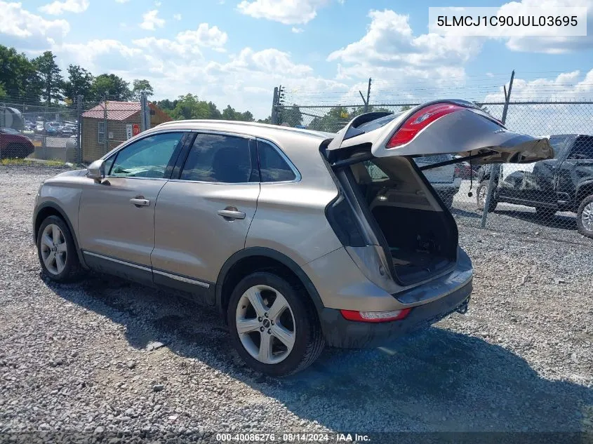 2018 Lincoln Mkc Premiere VIN: 5LMCJ1C90JUL03695 Lot: 40086276