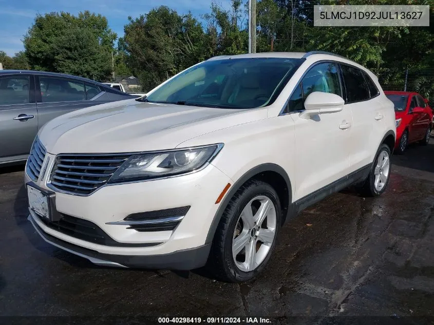 5LMCJ1D92JUL13627 2018 Lincoln Mkc Premiere