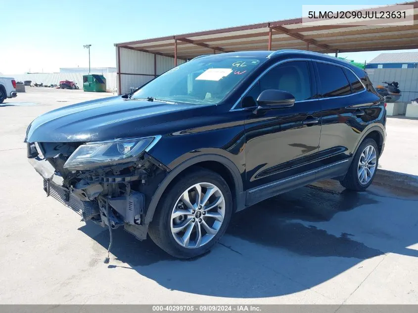 2018 Lincoln Mkc Select VIN: 5LMCJ2C90JUL23631 Lot: 40299705