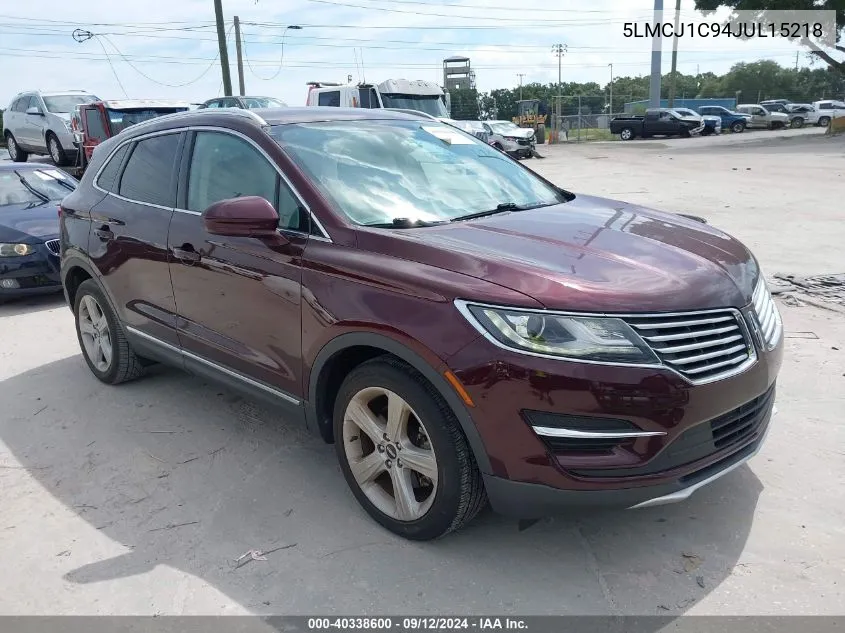 5LMCJ1C94JUL15218 2018 Lincoln Mkc Premiere