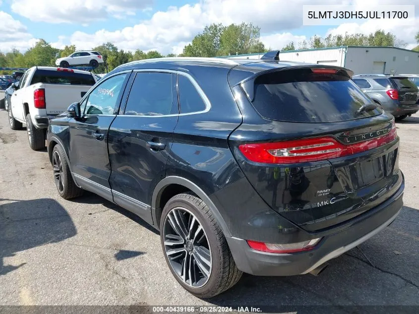 5LMTJ3DH5JUL11700 2018 Lincoln Mkc Reserve