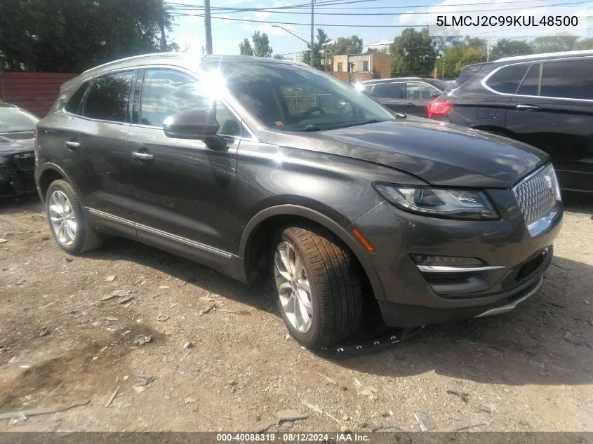 5LMCJ2C99KUL48500 2019 Lincoln Mkc Select