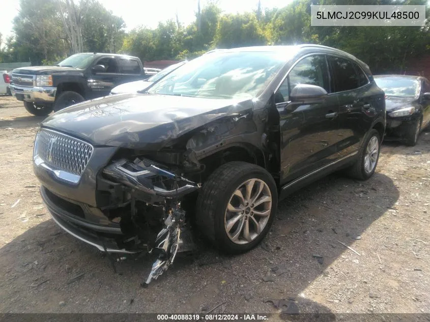 5LMCJ2C99KUL48500 2019 Lincoln Mkc Select