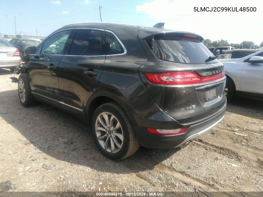 5LMCJ2C99KUL48500 2019 Lincoln Mkc Select