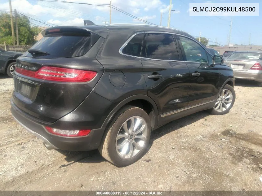 5LMCJ2C99KUL48500 2019 Lincoln Mkc Select