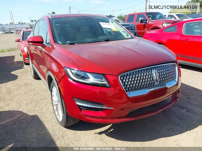 2019 Lincoln Mkc VIN: 5LMCJ1C98KUL44108 Lot: 40284900