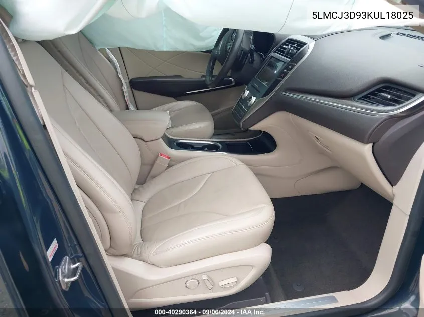 5LMCJ3D93KUL18025 2019 Lincoln Mkc Reserve