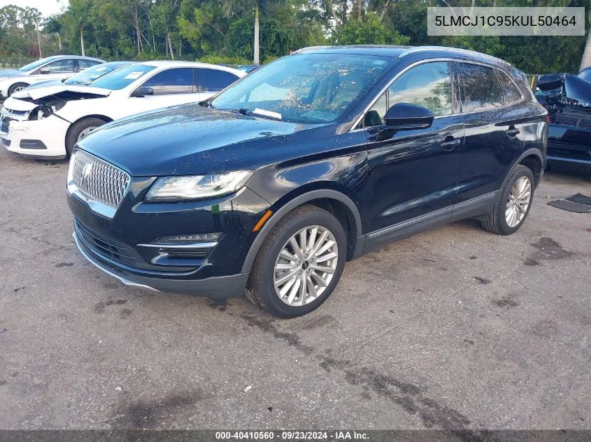 2019 Lincoln Mkc VIN: 5LMCJ1C95KUL50464 Lot: 40410560