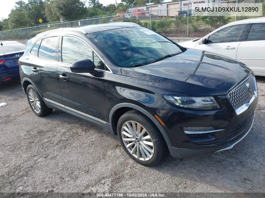 2019 Lincoln Mkc Standard VIN: 5LMCJ1D9XKUL12890 Lot: 40477188