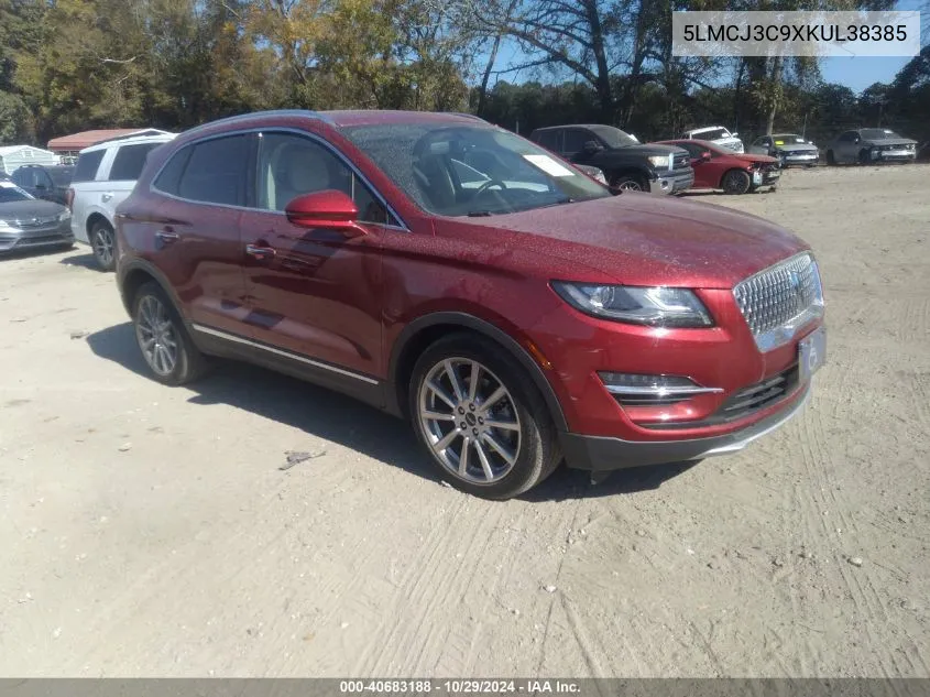 5LMCJ3C9XKUL38385 2019 Lincoln Mkc Reserve