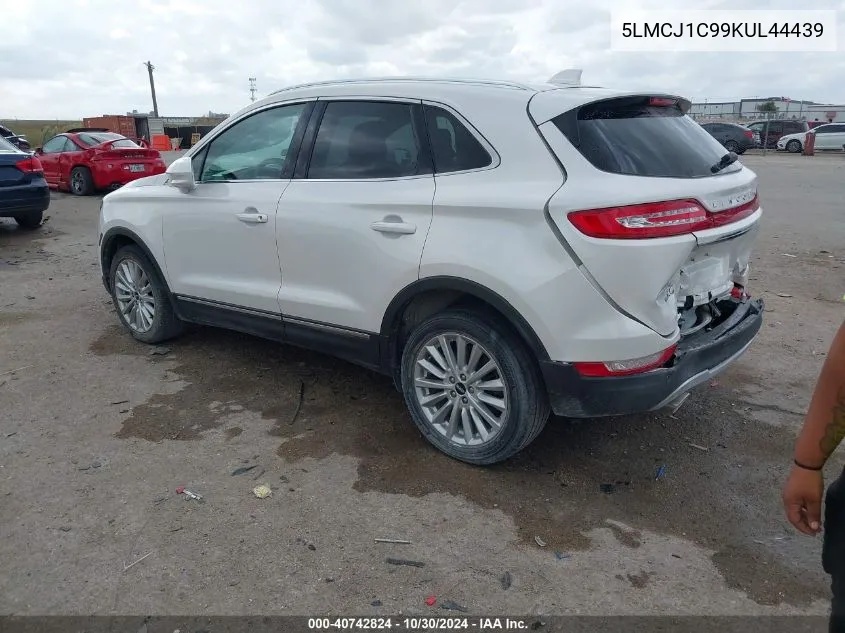 5LMCJ1C99KUL44439 2019 Lincoln Mkc Standard