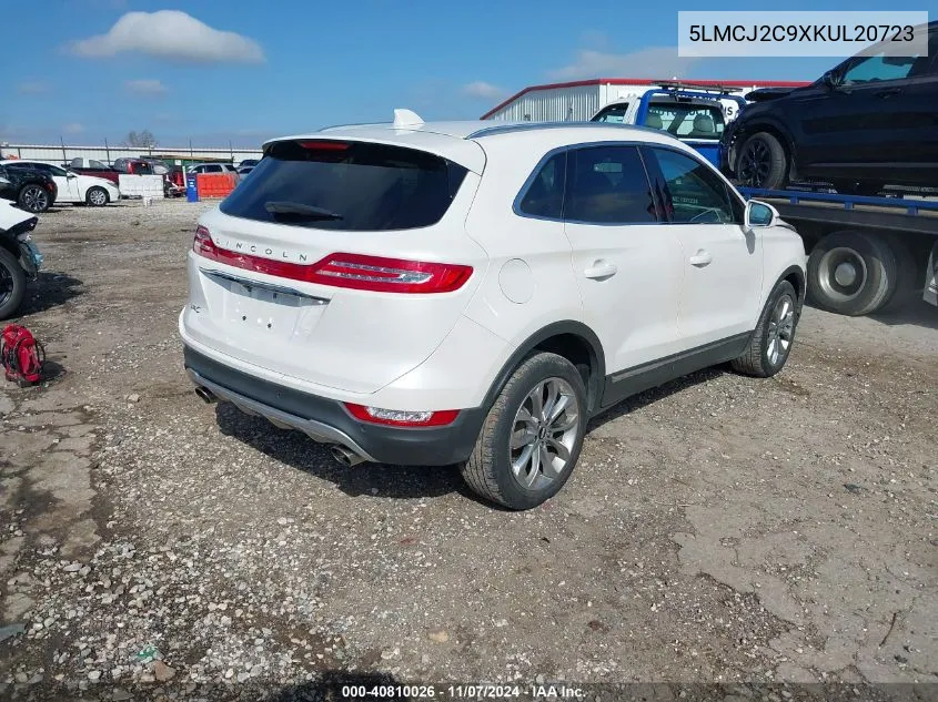 2019 Lincoln Mkc Select VIN: 5LMCJ2C9XKUL20723 Lot: 40810026