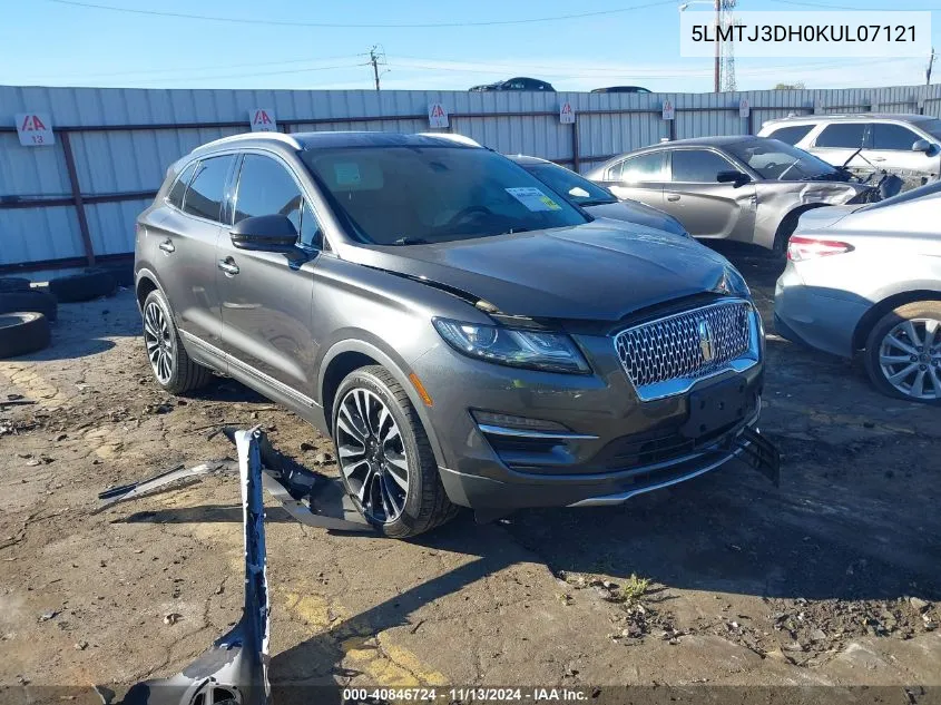 2019 Lincoln Mkc Reserve VIN: 5LMTJ3DH0KUL07121 Lot: 40846724