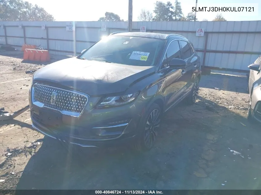 2019 Lincoln Mkc Reserve VIN: 5LMTJ3DH0KUL07121 Lot: 40846724