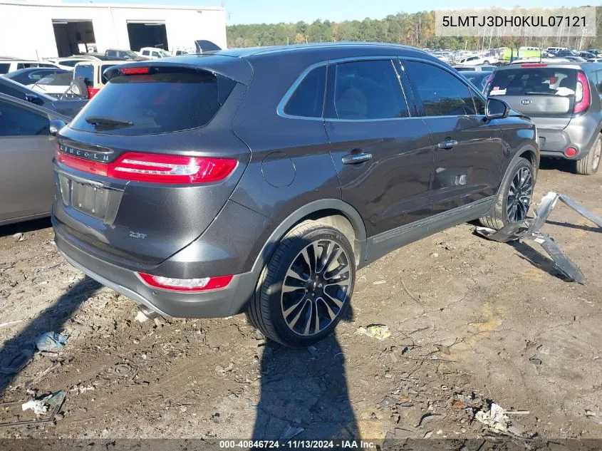 2019 Lincoln Mkc Reserve VIN: 5LMTJ3DH0KUL07121 Lot: 40846724