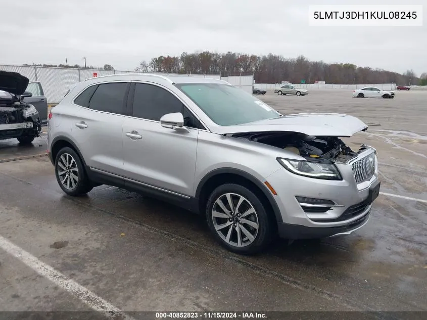 2019 Lincoln Mkc Reserve VIN: 5LMTJ3DH1KUL08245 Lot: 40852823