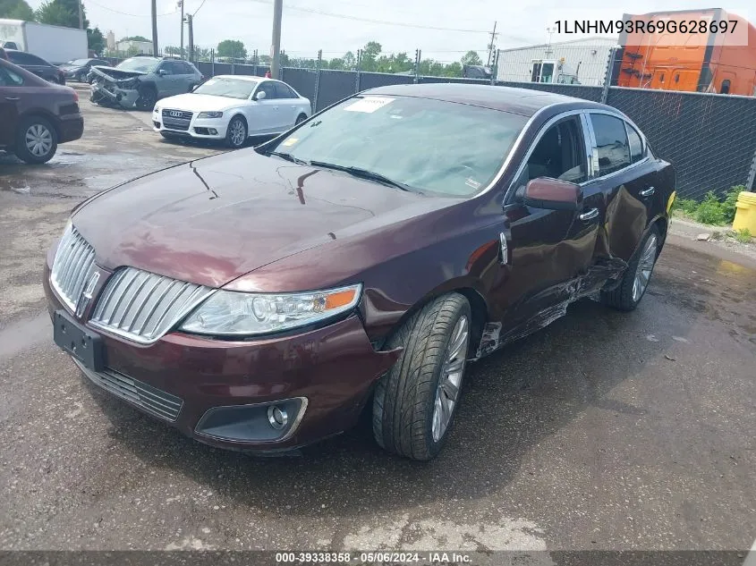 2009 Lincoln Mks VIN: 1LNHM93R69G628697 Lot: 39338358