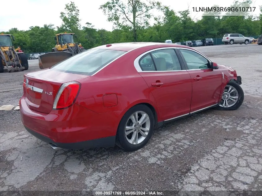 2009 Lincoln Mks VIN: 1LNHM93R69G610717 Lot: 39571769