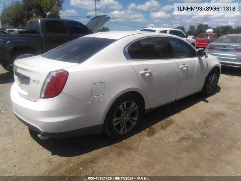 2009 Lincoln Mks VIN: 1LNHM93R89G611318 Lot: 40121426