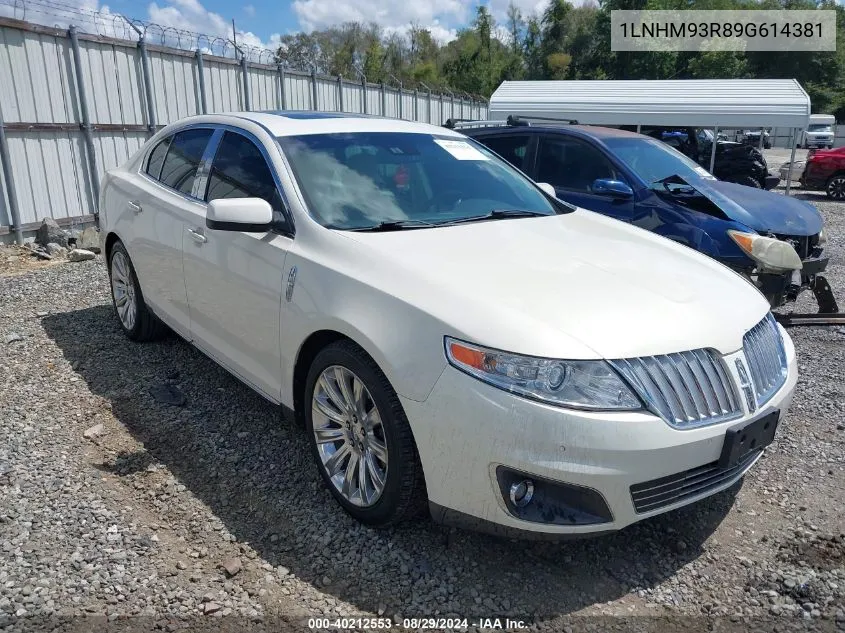 2009 Lincoln Mks VIN: 1LNHM93R89G614381 Lot: 40212553