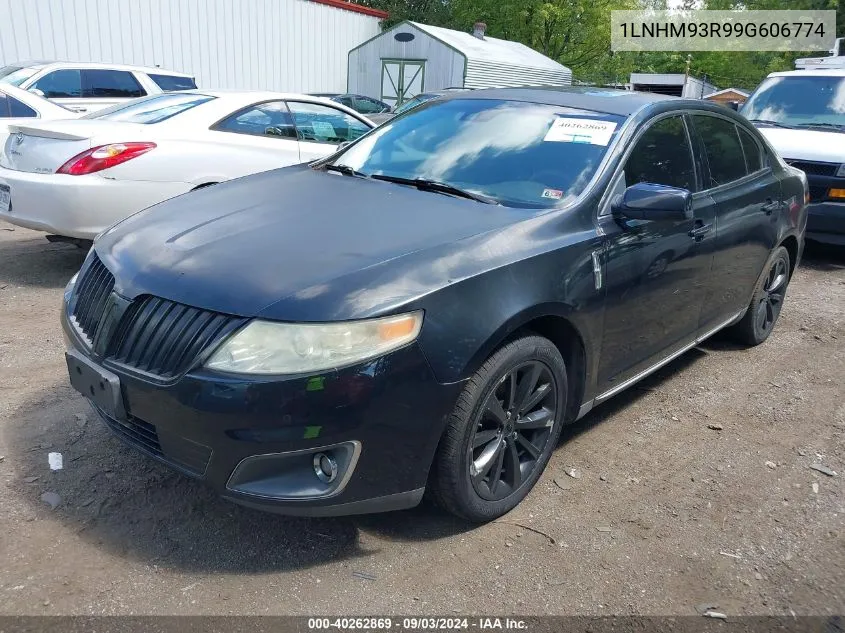 2009 Lincoln Mks VIN: 1LNHM93R99G606774 Lot: 40262869