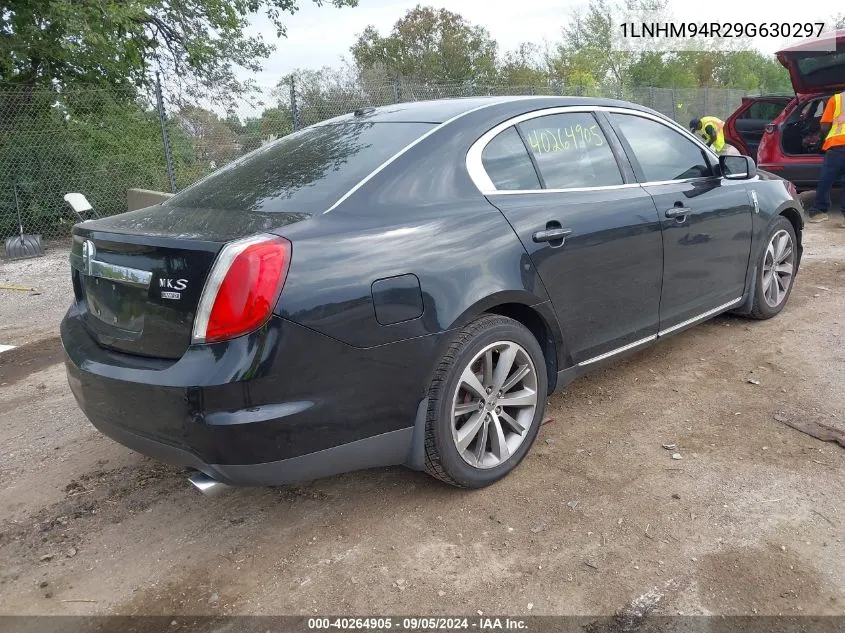 2009 Lincoln Mks VIN: 1LNHM94R29G630297 Lot: 40264905