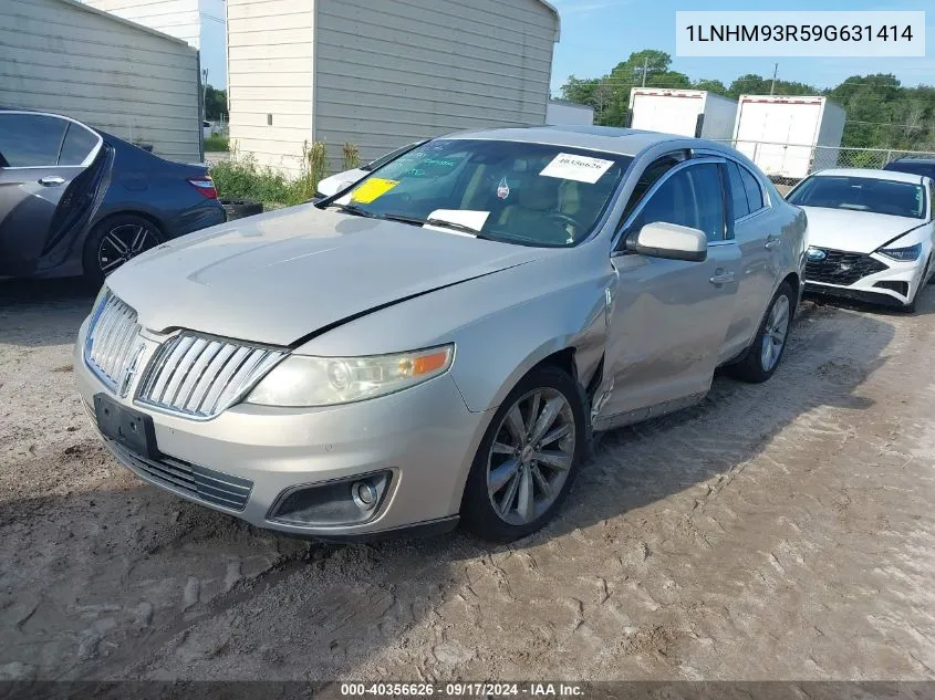 2009 Lincoln Mks VIN: 1LNHM93R59G631414 Lot: 40356626