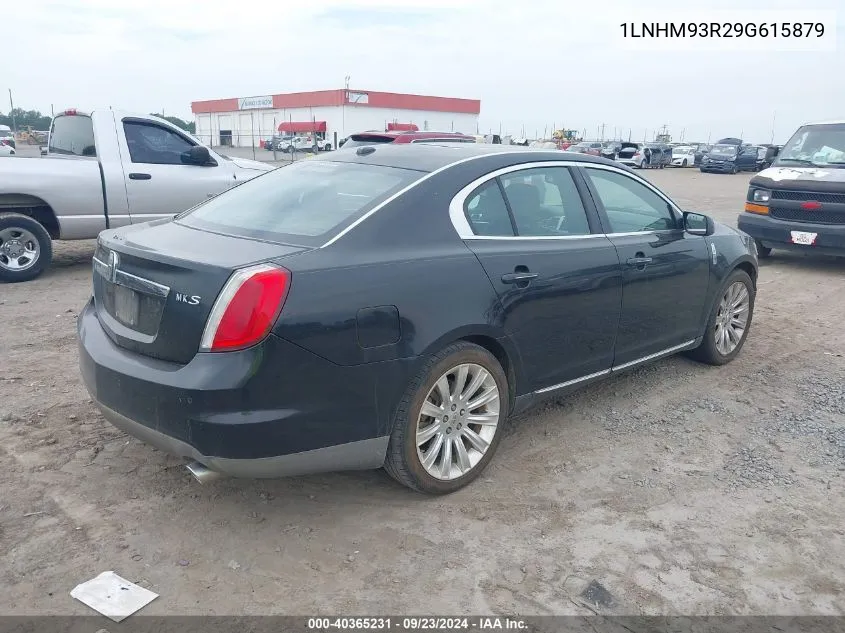 2009 Lincoln Mks VIN: 1LNHM93R29G615879 Lot: 40365231