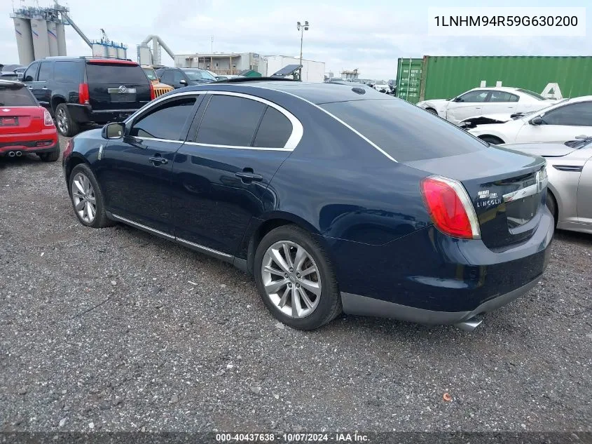 1LNHM94R59G630200 2009 Lincoln Mks