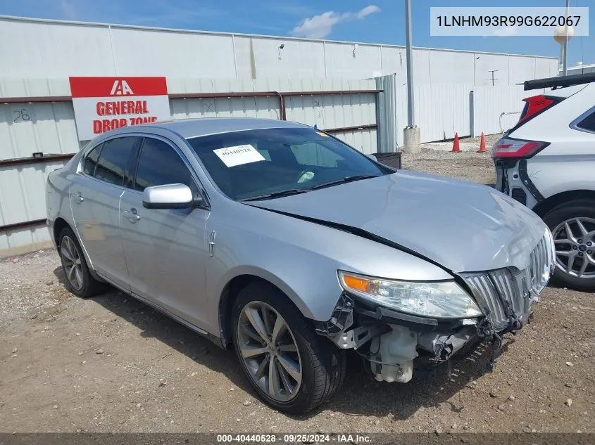 2009 Lincoln Mks VIN: 1LNHM93R99G622067 Lot: 40440528