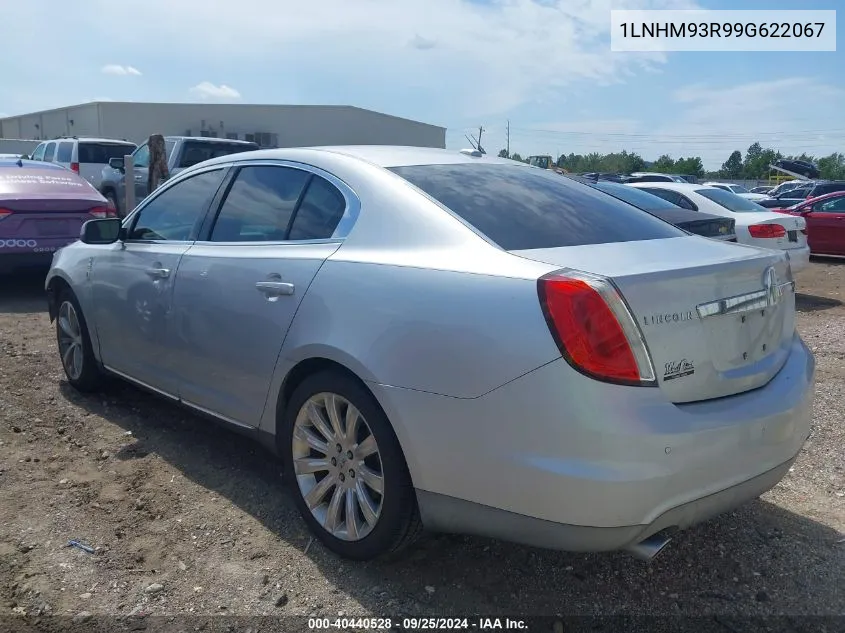 2009 Lincoln Mks VIN: 1LNHM93R99G622067 Lot: 40440528