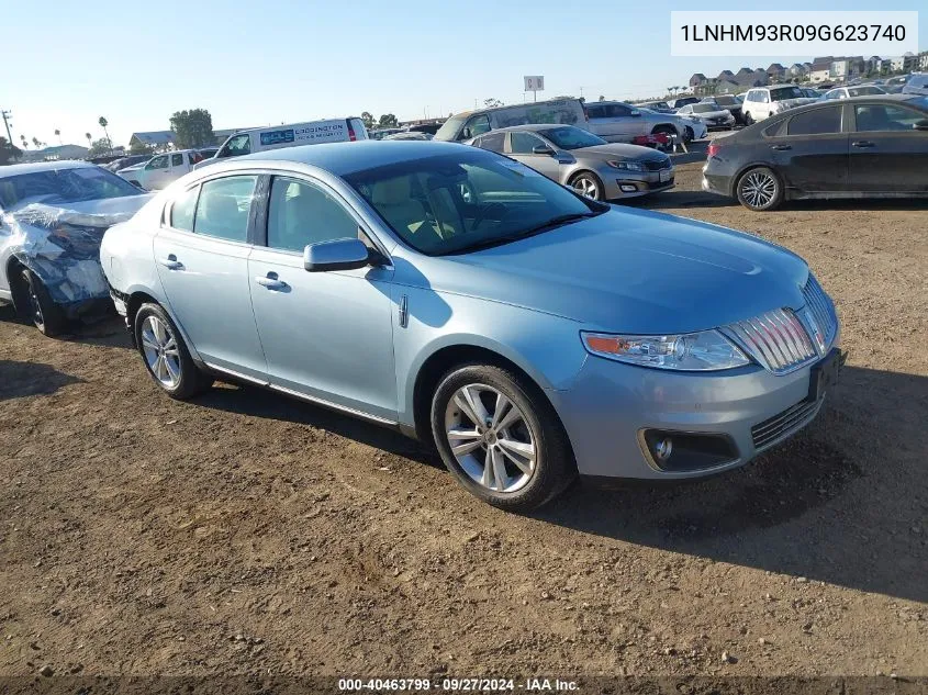 2009 Lincoln Mks VIN: 1LNHM93R09G623740 Lot: 40463799