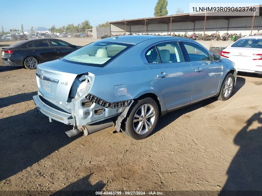 2009 Lincoln Mks VIN: 1LNHM93R09G623740 Lot: 40463799