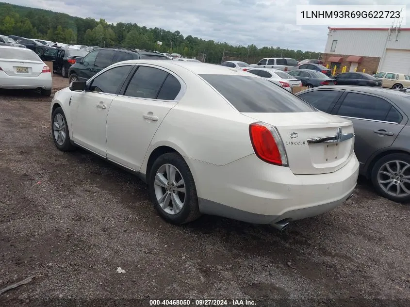 2009 Lincoln Mks VIN: 1LNHM93R69G622723 Lot: 40468050