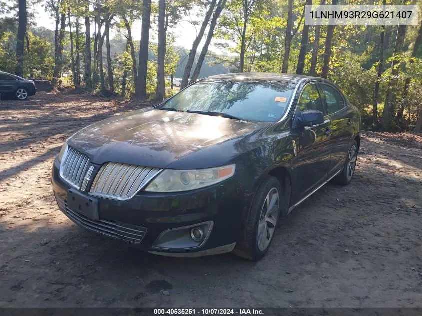 2009 Lincoln Mks VIN: 1LNHM93R29G621407 Lot: 40535251