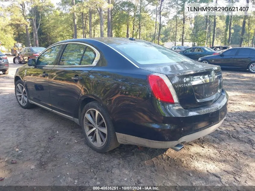 2009 Lincoln Mks VIN: 1LNHM93R29G621407 Lot: 40535251