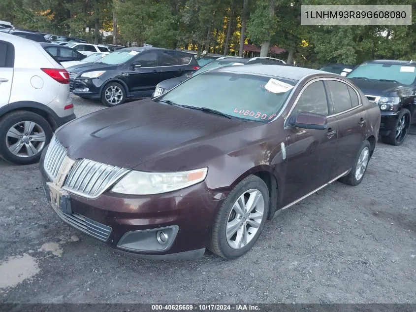 2009 Lincoln Mks VIN: 1LNHM93R89G608080 Lot: 40625659