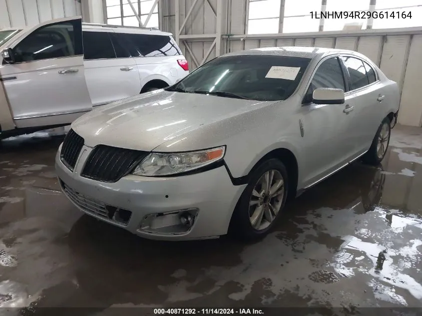 2009 Lincoln Mks VIN: 1LNHM94R29G614164 Lot: 40871292